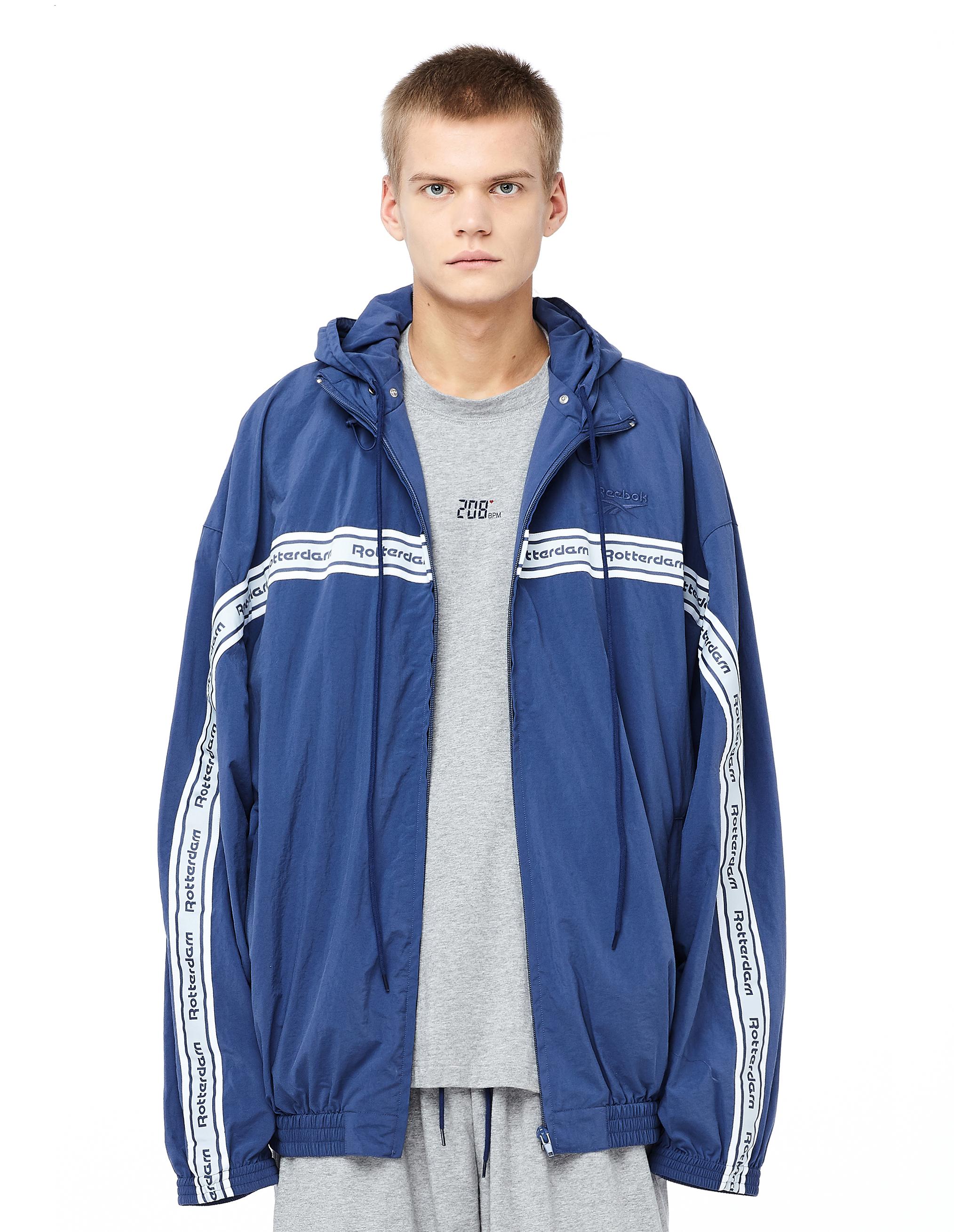 Vetements Blue & Grey Reebok Edition Gabber Tracksuit Jacket ModeSens