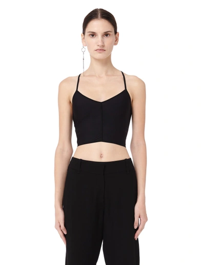 Shop Ann Demeulemeester La Fille D'o Edition Bralette In Black