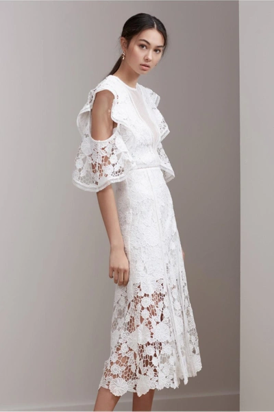 Shop Keepsake Frameless Midi Dress In Ivory