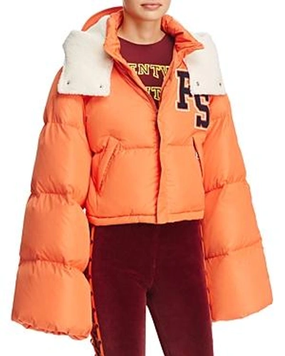 Fenty X Puma Fenty Puma X Rihanna Bell-sleeve Puffer Jacket In Orange |  ModeSens