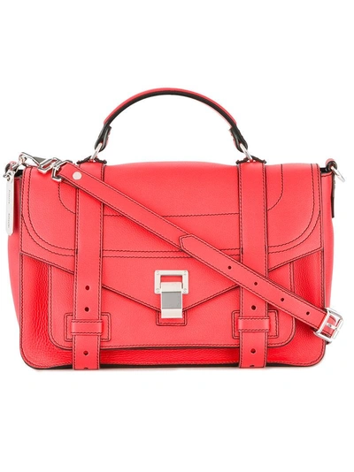 Shop Proenza Schouler Medium Ps1+ Tote Bag In Red