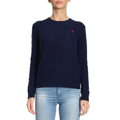 Shop Polo Ralph Lauren Sweater Sweater Women  In Blue