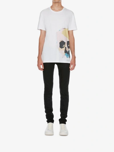 Shop Alexander Mcqueen T-shirt Mit Skull-print In White