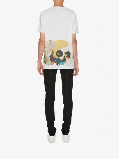 Shop Alexander Mcqueen T-shirt Mit Skull-print In White