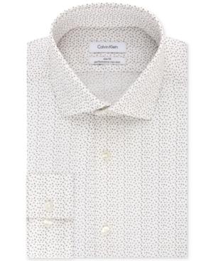 calvin klein slim fit performance non iron shirt