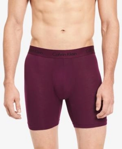 Shop Calvin Klein Men's Underwear, Micro Modal Boxer Brief U5555 In Purple