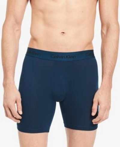 Shop Calvin Klein Men's Underwear, Micro Modal Boxer Brief U5555 In Medium Blue