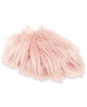 steve madden fuzzy faux fur slipper