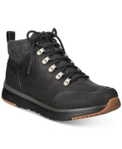 Shop Ugg Men's Olivert Waterproof Boots Men's Shoes In Black