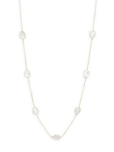 Shop Saks Fifth Avenue Mother-of-pearl Teardrop Single Strand Necklace