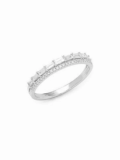 Shop Kc Designs Stack & Style Diamond & 14k White Gold Ring