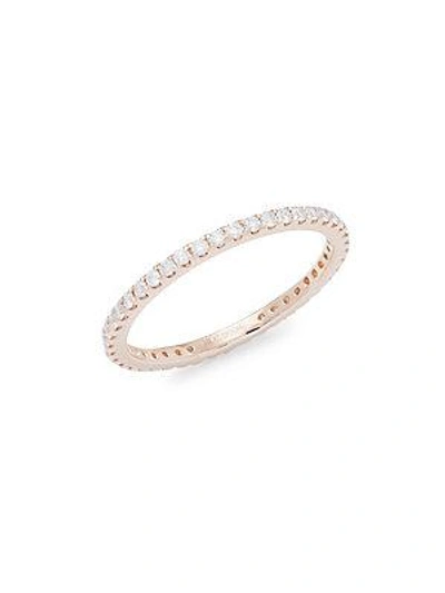 Shop Kc Designs Stack & Style Diamond & 14k Rose Gold Ring