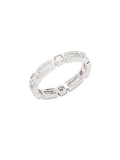 Shop Kc Designs Stack & Style Diamond & 14k White Gold Ring