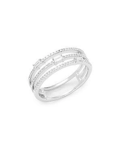 Shop Kc Designs Stack & Style Diamond & 14k White Gold Ring