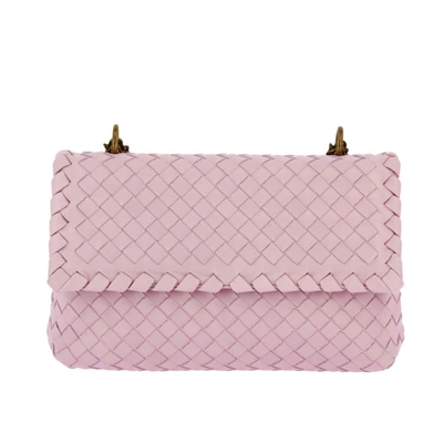 Shop Bottega Veneta Mini Bag Shoulder Bag Women  In Pink