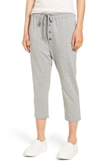 button fly sweatpants