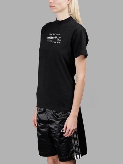 Shop Adidas Originals By Alexander Wang Adidas By Alexander Wang Women's Black Graphic T-shirt