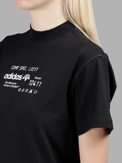 Shop Adidas Originals By Alexander Wang Adidas By Alexander Wang Women's Black Graphic T-shirt