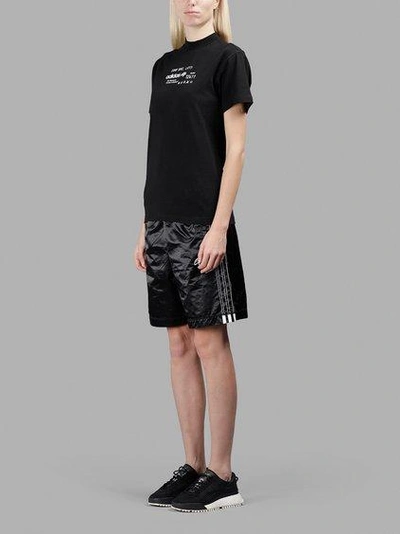 Shop Adidas Originals By Alexander Wang Adidas By Alexander Wang Women's Black Graphic T-shirt