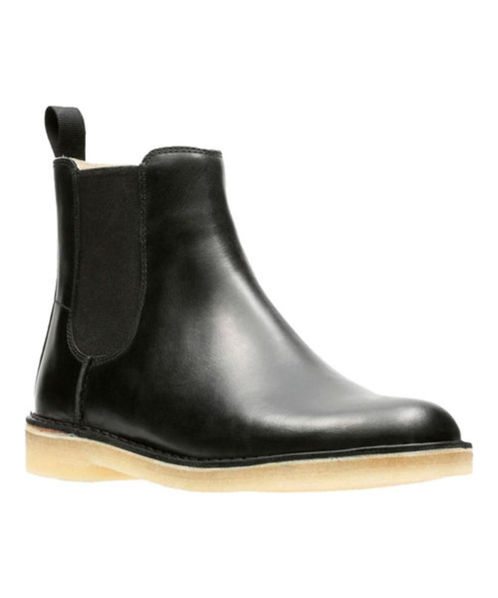 clarks black chelsea boots
