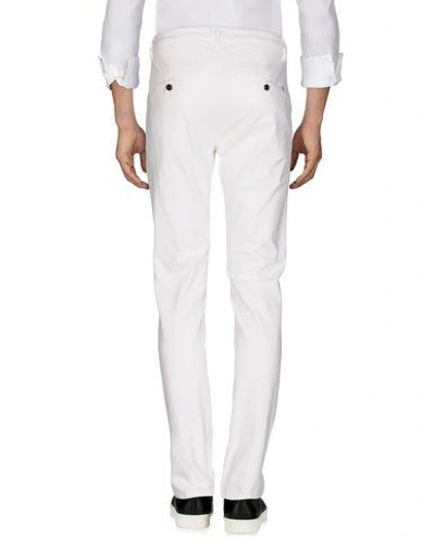 Shop Dondup Man Jeans White Size 30 Cotton, Elastane