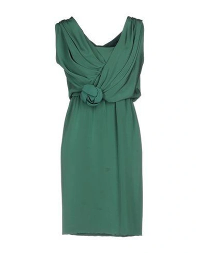 Shop Blumarine Knee-length Dresses In Light Green