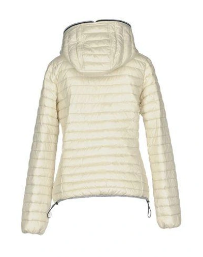 Shop Duvetica Down Jackets In Ivory