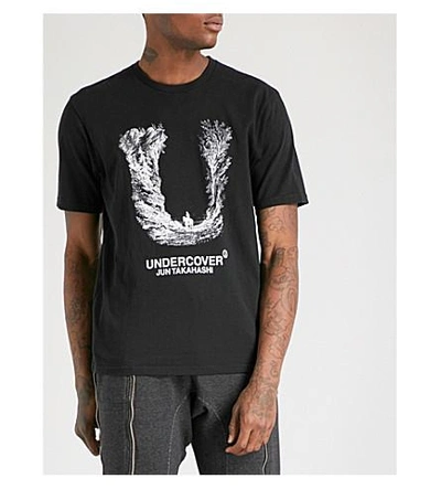 Shop Undercover U Cotton-jersey T-shirt In Black