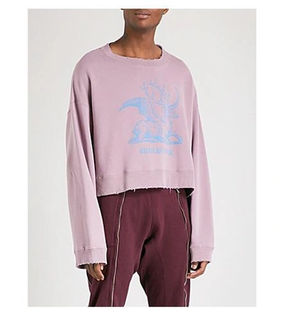 Undercover cropped sweatshirt sale