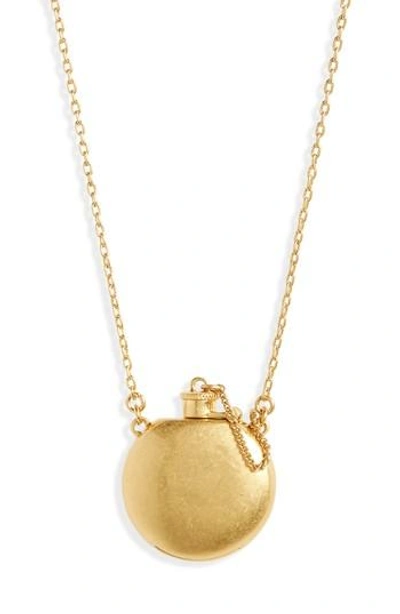 Madewell Potion Pendant Necklace In Vintage Gold