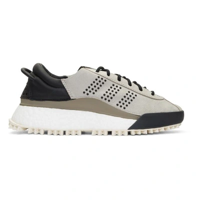 Adidas Originals By Alexander Wang Grey Aw Hike Lo Boost Sneakers In  Lbrown-cblack-sbrownnero | ModeSens