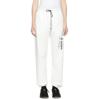 Ademen erts Identificeren Adidas Originals By Alexander Wang Adidas By Alexander Wang Graphic Joggers  In White In Core White | ModeSens