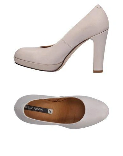 Shop Alberto Fermani Pumps In Ivory