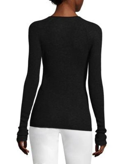 Shop Elie Tahari Voetry Sweater In Black