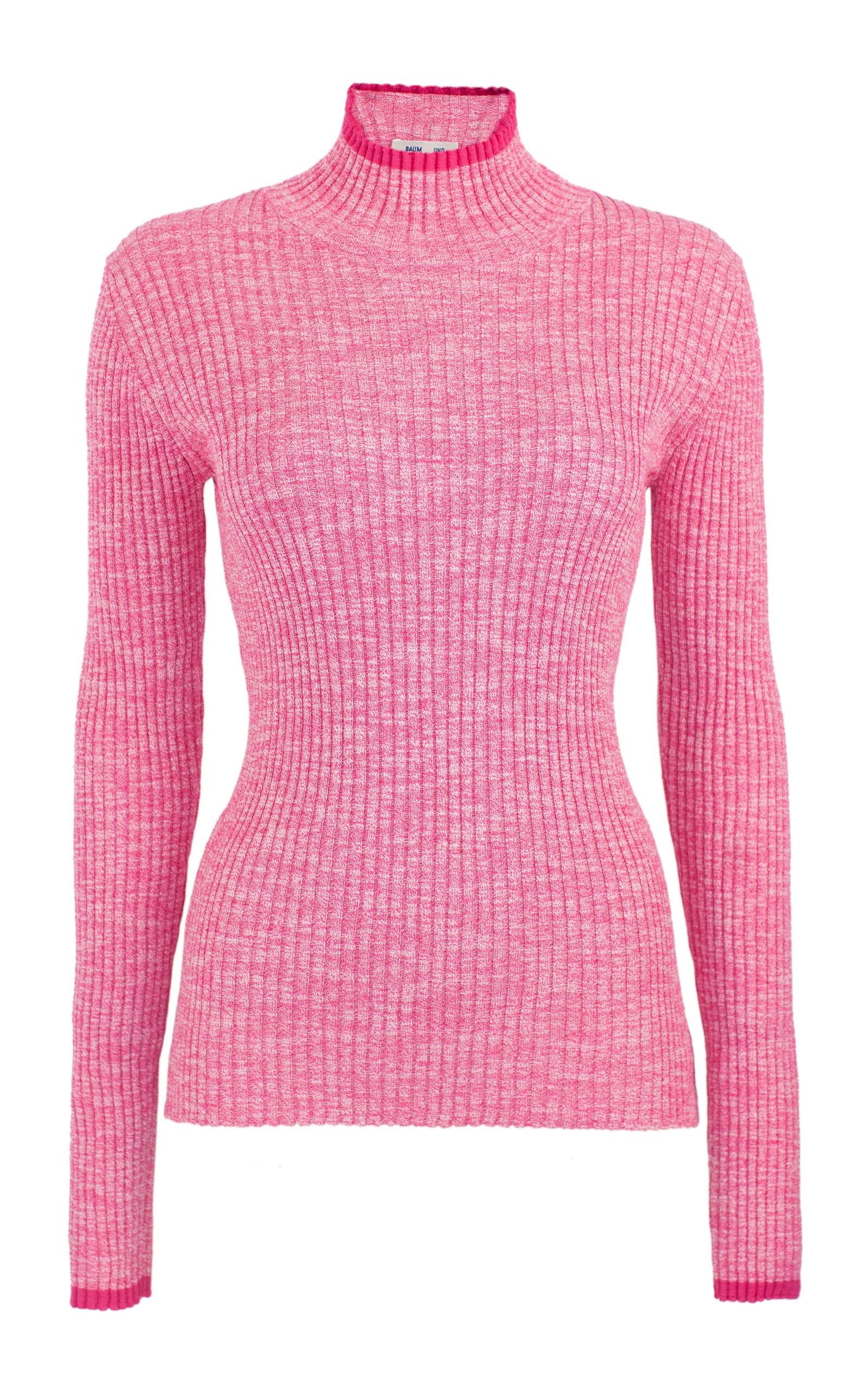 Baum Und Pferdgarten Cheryl Ribbed Knit Top In Pink | ModeSens
