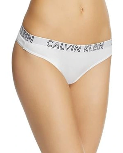 Shop Calvin Klein Ultimate Cotton Thong In White