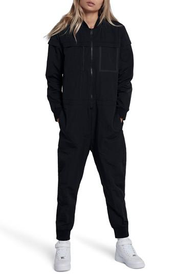 nike jumpsuit black
