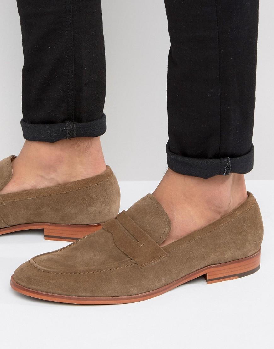Dune Ruling Penny Loafers - Stone | ModeSens