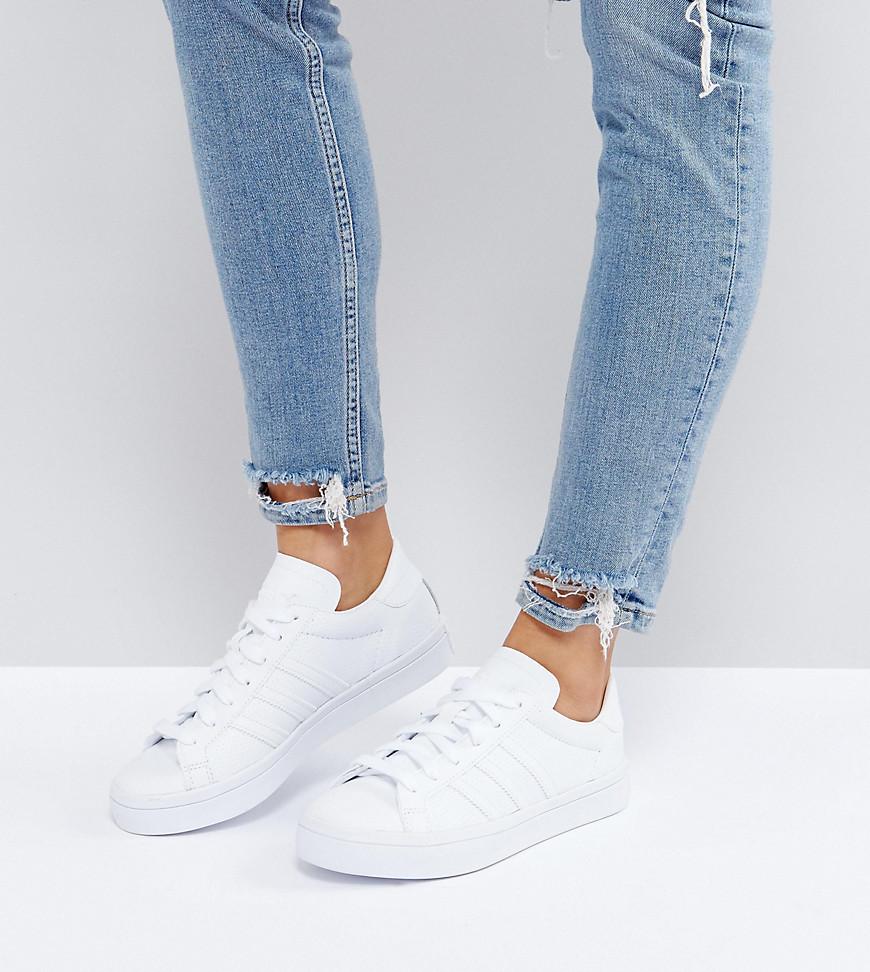 Adidas Originals Court Vantage Sneakers In White - White | ModeSens
