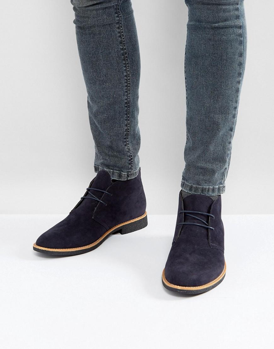 new look navy boots