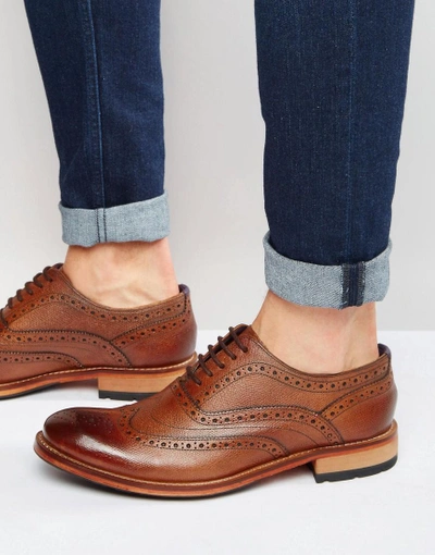 Shop Ted Baker Guri Brogue Shoes - Brown