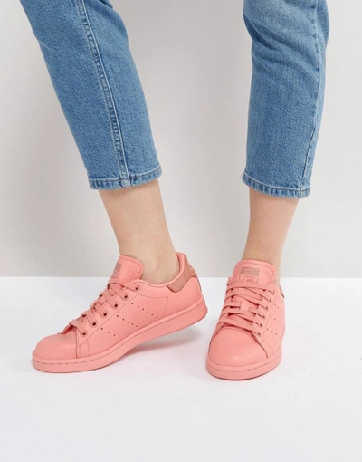 Adidas Originals Coral Stan Smith Sneakers - Orange | ModeSens