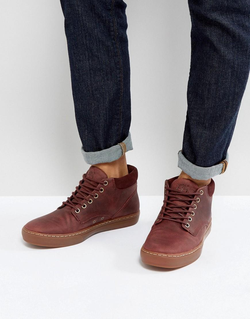 timberland chukka red