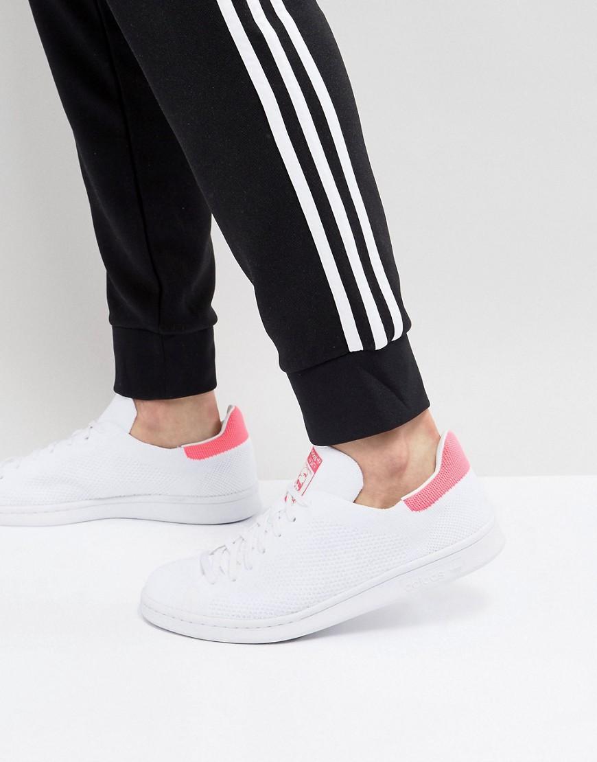 Adidas Originals Stan Smith Primeknit Sneakers In White Bz0115 - White |  ModeSens