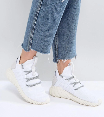 Adidas Originals Tubular Dawn Sneakers In White - White | ModeSens