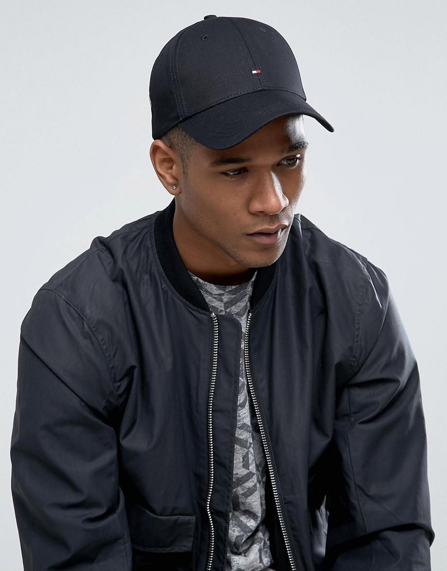 Tommy Hilfiger Classic Flag Baseball Cap - Black | ModeSens