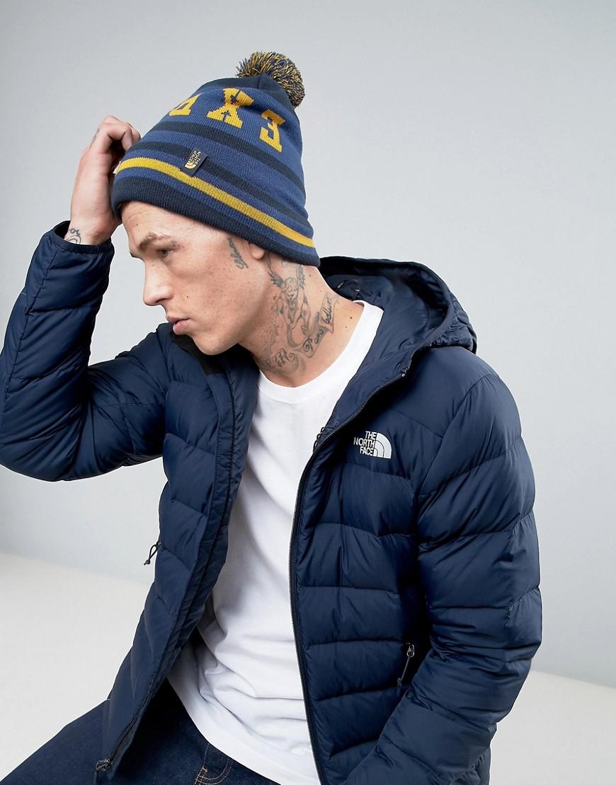 navy blue north face hat