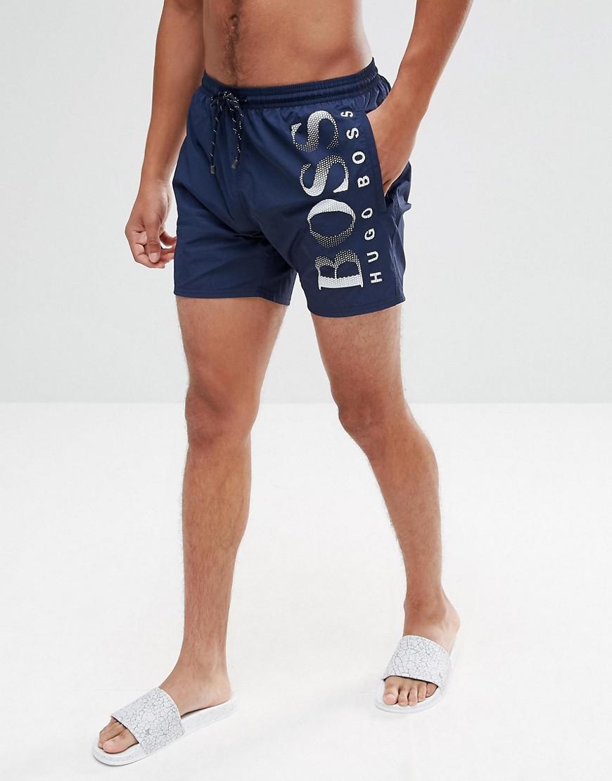 hugo boss swim shorts navy