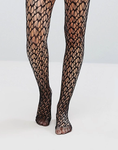 Shop Wolford Net Tights - Black