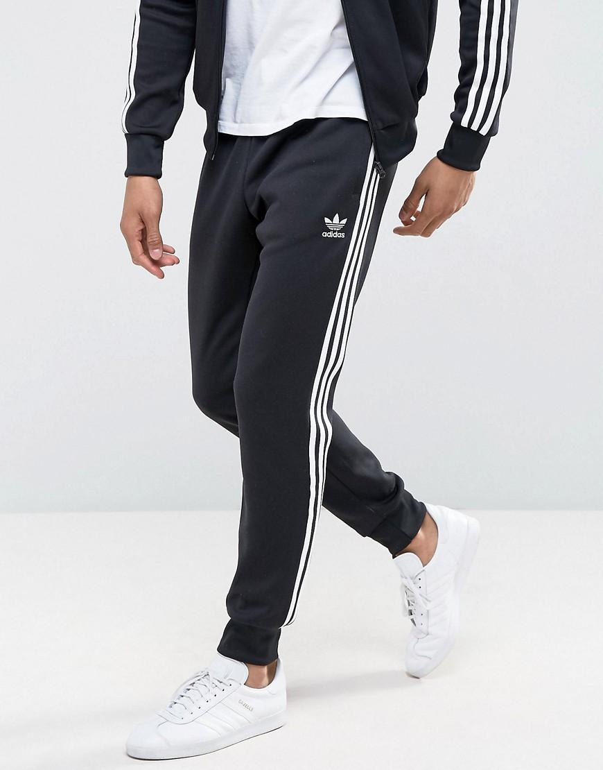 Adidas Originals Superstar Cuffed Track Pants In Black Aj6960 - Black |  ModeSens